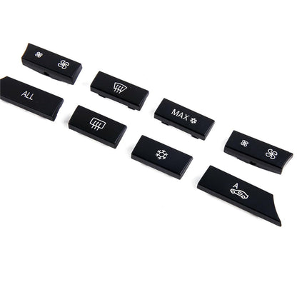 ya 8 8.24 baidi Set 12 A/C Heater Switch Repair Kit Button Key Caps for BMW 5 6 7 F10 F01 F12