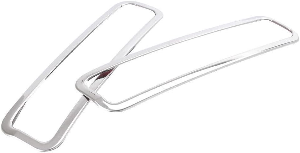 ya 2 8.15 Ruckfahrscheinwerfer Lampenabdeckung Deko Blenden for Cadillac SRX 2010-15 Chrom