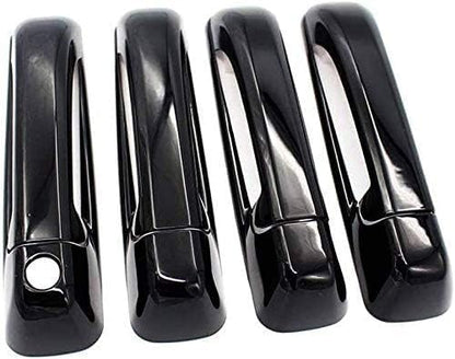 ya 10 9.16 baidi for 2009-2018 for Ram 1500 10-18 for Ram 2500 3500 4DR Door Handle Covers Glossy Black