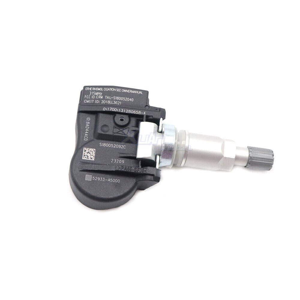 ya 2 8.15 52933-A5000 Packs 4 TPMS Tire Pressure Sensor Fit for Hyundai Accent for Kia Cadenza