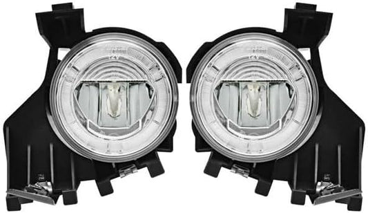 ya 4 8.10 Halo Ring LED DRL Daytime Running Lights Fog Lights for 2008-10 for Subaru for Impreza WRX 