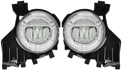 ya 7 8.24 baidi Halo Ring LED DRL Daytime Running Lights Fog Lights for 2008-10 for Subaru for Impreza WRX 
