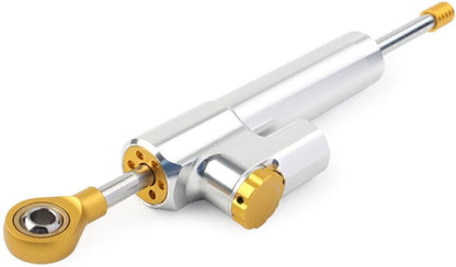 ya 14 9.20 zhengce Steering Damper Stabilizer Adjustable Silver Bar CNC Universal For Motorcyc-2