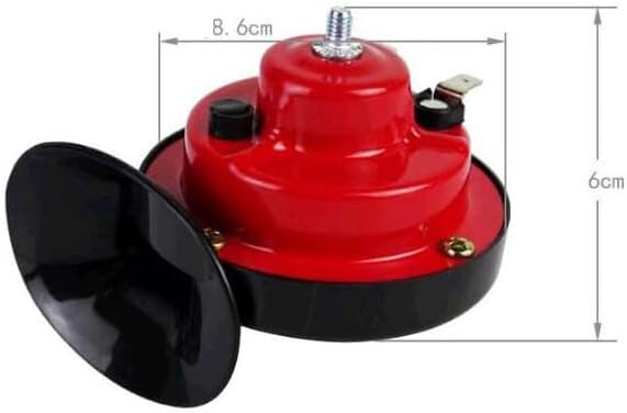 ya 5 8.24 baidi Black Loud Dual-tone Snail Universal Electric Horn 12V 110 dB Car Truck Auto Set