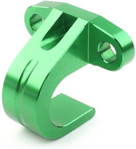 ya 10 9.16 zhengce 1x Motorcycle Green Rear Brake Line Hose Snap Clamp for Kawasaki KX250F KX4