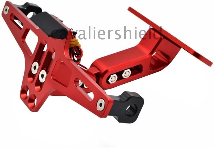 ya 13 9.15 baidi Motorcycle Red Aluminum License Plate Holder Bracket Fender Eliminator for Honda