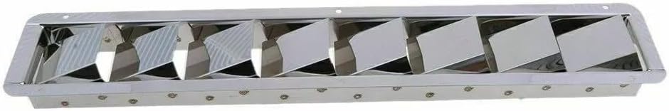 ya 26 10.21 baidi Boat Stainless Steel Louver Air Vent 427mm Marine 8 Slots Ventilation New