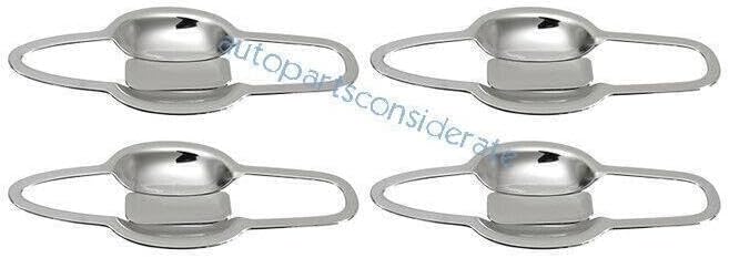 ya 5 8.10 for Toyota for Corolla 20-2024 Silver Steel Exterior Side Door Bowl Cup Cover Trims