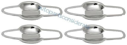 ya 5 8.10 for Toyota for Corolla 20-2024 Silver Steel Exterior Side Door Bowl Cup Cover Trims