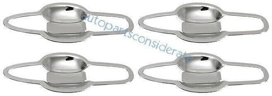 ya 5 8.10 for Toyota for Corolla 20-2024 Silver Steel Exterior Side Door Bowl Cup Cover Trims