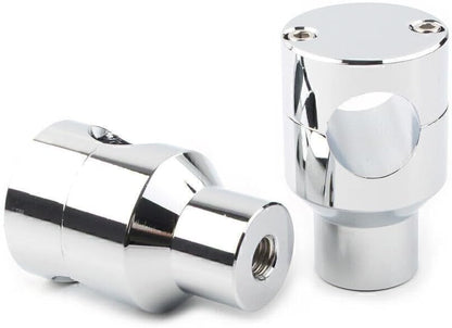ya 6 8.14 for Honda Harley Chrome Motor Handlebar Handle Bar Mount Adapter Risers Clamp