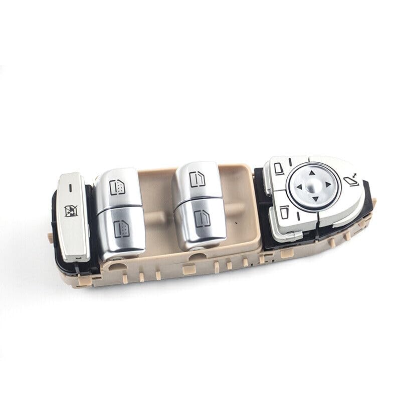 ya 4 8.8 1* Brown Front Left Power Window Switch for Mercedes E-Class CLS350 E450 E63 AMG