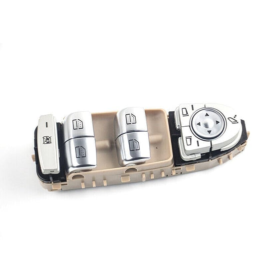 ya 4 8.8 1* Brown Front Left Power Window Switch for Mercedes E-Class CLS350 E450 E63 AMG