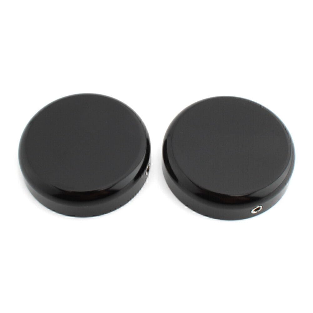 ya 6 8.14 2 X Upper Fork Caps Cover for Harley SOFTAIL Street BOB 2018-2020 FXBB Black UK