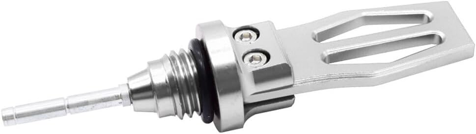 ya 23 10.7 baidi Motorcycle Engine Oil Dipstick Cap Plug CNC Crankcase Oil Level Gauge Silver