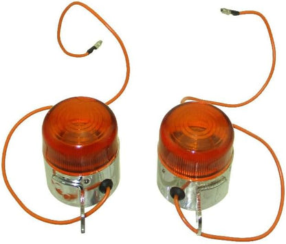 ya 13 9.15 baidi Chrome Steel Turn Signals Indicators Blinkers For Z50 Z50A ST50H Monkey Z50J-4L