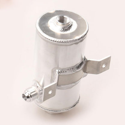 ya 5 8.10 750ml 10AN Confused Oil Tank Breathing Tank with Drain Valve with Filter 2 Ports