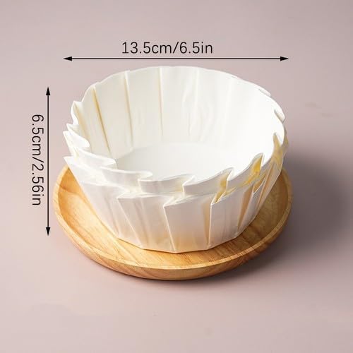 ya 14 9.20 baidi Basque Cheesecake Oil Paper Tray Cake Mold Disposable Release Mousse Cake Pa-wq-4