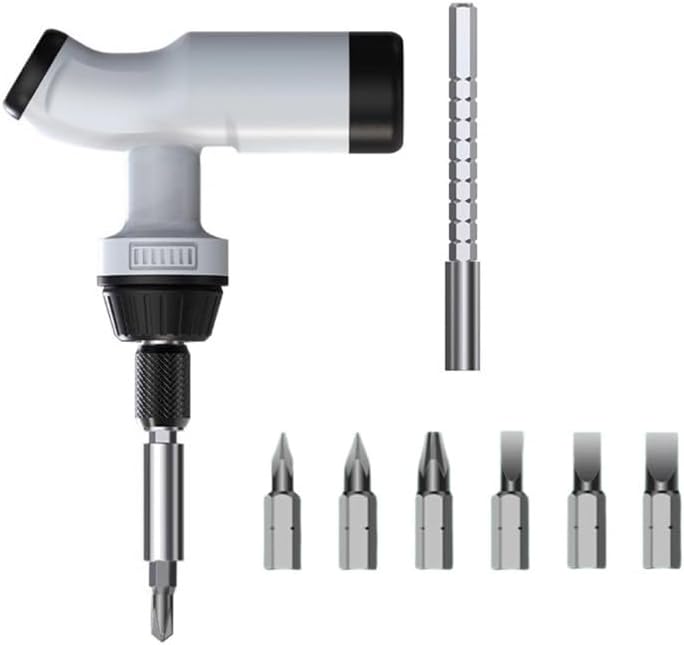 ya 26 10.21 baidi T Shaped Ratchet Screwdriver with Adjustable Tip Repair Hand Tool