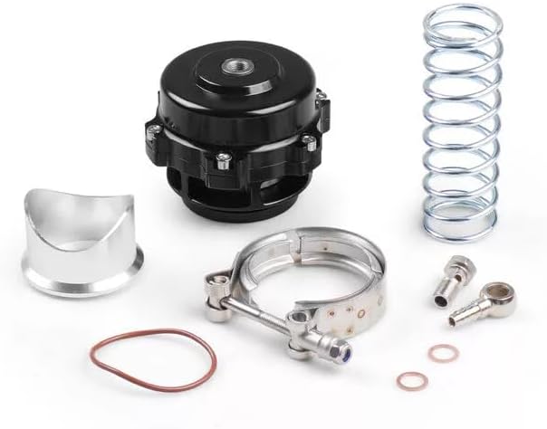 ya 4 8.24 baidi Black Universal 50MM V Band Blow Off Valve BOV Typer w/Weld On Aluminum Flange