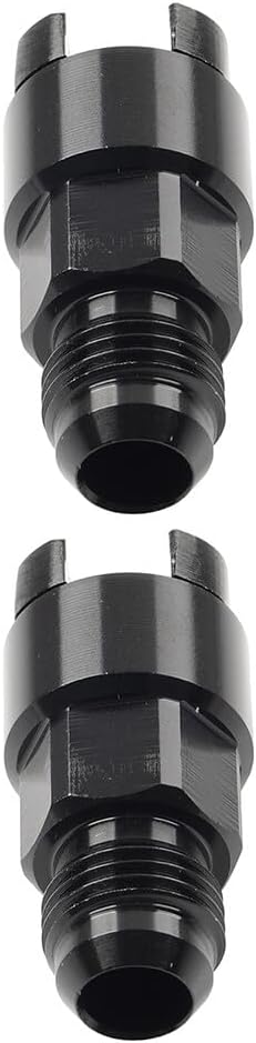ya 11 9.14 baidi6AN Male to 3/8 Quick Disconnect EFI Fuel Rail Adapter Fitting For GM LS