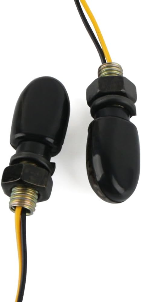ya 11 9.14 zhengce 4pcs LED Turn Signal Indicator for Mini Motorcycle Amber Blinker Light Lamp