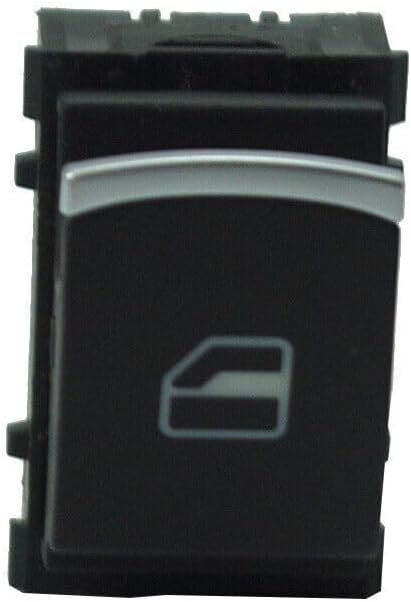 ya 9 10.24 Chrome Black Passenger Side Window Control Button Switch for Jetta Eos for