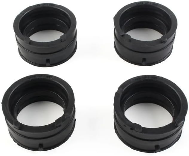 ya 13 9.15 baidi 4x BLK Carb Joint Intake for MAN ifold Rubber Boot for Honda VFR400 NC30 VFR400 NC21