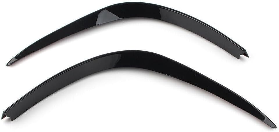ya 2 8.15 2x Front Bumper Splitter Spoiler Canard Fit for Mercedes-benz A-Class A260 Black