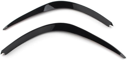 ya 2 8.15 2x Front Bumper Splitter Spoiler Canard Fit for Mercedes-benz A-Class A260 Black