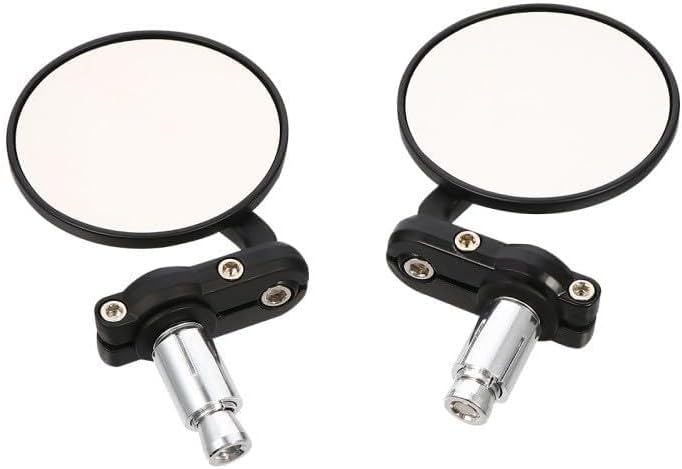 ya 2 8.15 1 Pair Round Motorcycle Rearview Mirror Safety Reflector Reversing Mirror