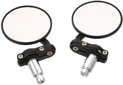 ya 2 8.15 1 Pair Round Motorcycle Rearview Mirror Safety Reflector Reversing Mirror