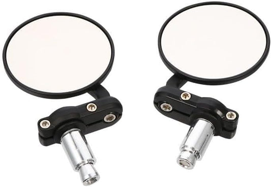 ya 2 8.15 1 Pair Round Motorcycle Rearview Mirror Safety Reflector Reversing Mirror
