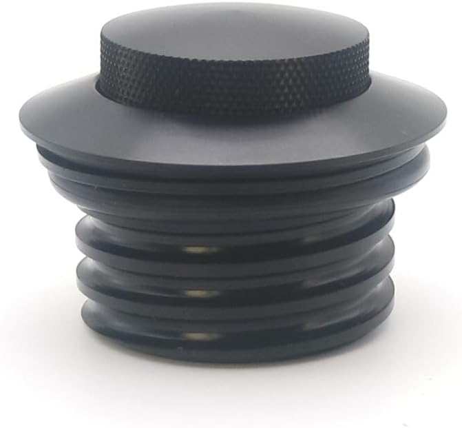 ya 9 10.24 Black Flush Pop Up Reservoir Vented Fuel Tank Gas Cap for Harley Dyna 1982-2010
