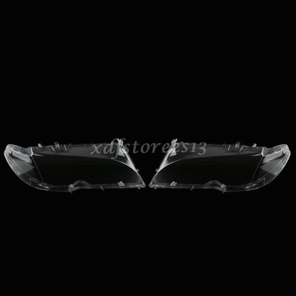 ya 9 10.24 Pair Headlight Headlamp Cover Lens For 2004-2006 for BMW E46 2DR Coupe 325ci 330ci