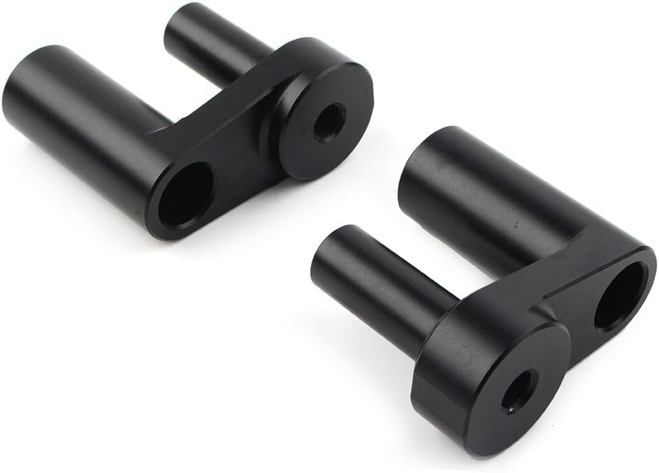 ya 4 8.14 Handlebar Risers Kit 1.625 Back Move Mount Clamps for BMW R1200RT R1250RT Black