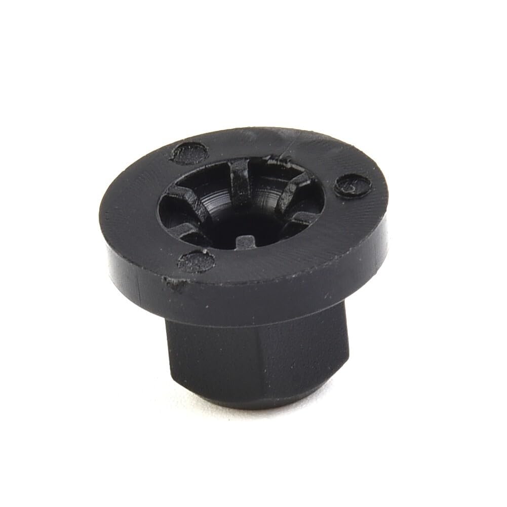 ya 13 9.15 baidi 20x Plastic Nut with Ring for E36 E39 E46 E60 E61 E65 E90 E91 X3 Nylon Black