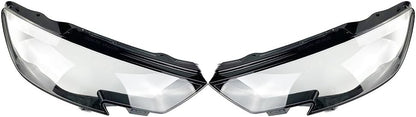 ya 4 8.10 Pair Auto Shell Clear Lampshade Headlight Lens Cover Fit for Audi A3 2017-2020