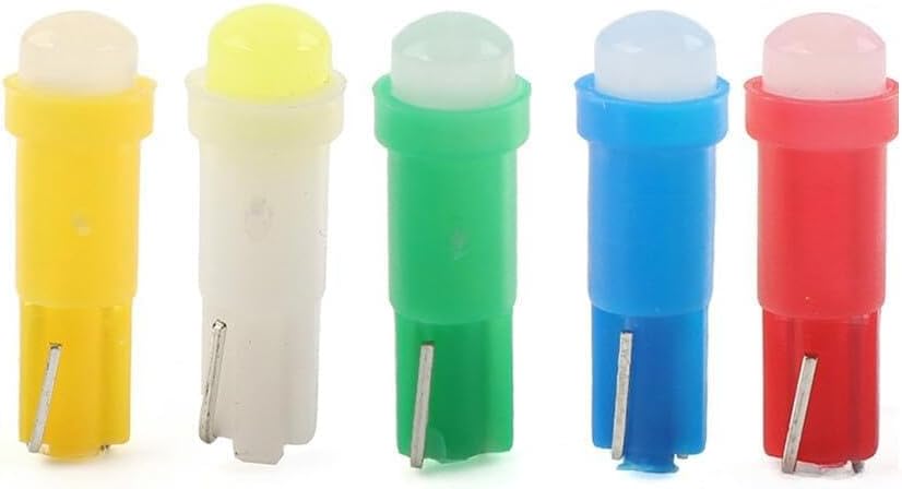 ya 2 8.15 Car Instrument Bulb Indicator T5 1 SMD Light Dashboard Gauge Lamp Wedge Bulb