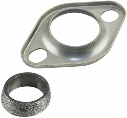 ya 4 8.14 New 2 Collector Flange & Donut Flange Header Stainless Steel w/Gasket