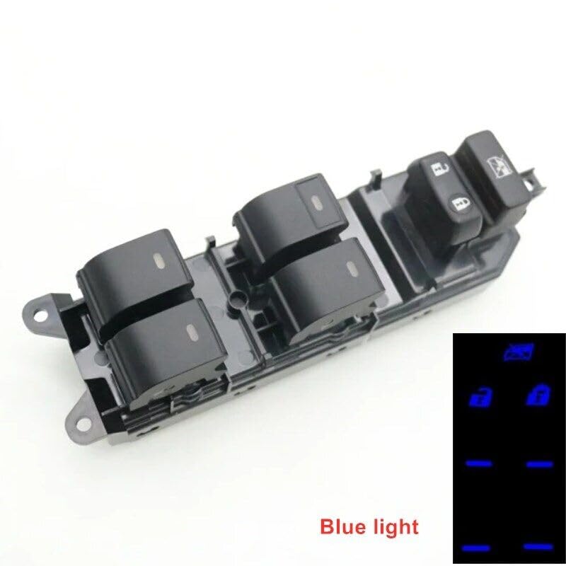 ya 5 8.10 LHD Blue Light Power Main Window Lift Switch for Toyota for Land Cruiser Prado