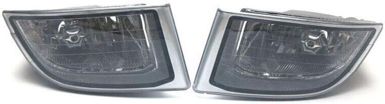 ya 2 8.15 A pair of transparent front bumper fog lights suitable for Toyota Land Cruiser Prado 120 2002-2009
