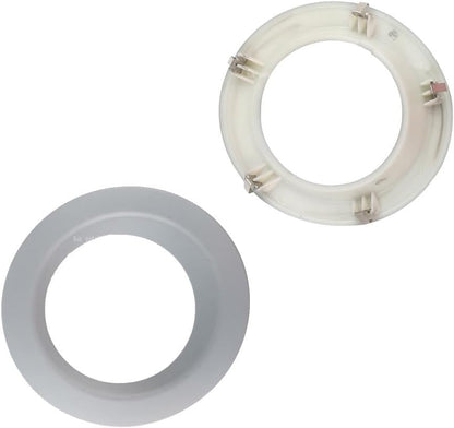 ya 9 10.24 Pair Primed Fog Lamp Light Bezel For 2002-2009 for Land Rover for Range Rover Left Right