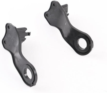 ya 9 10.24 2Pcs Halogen Headlight Bracket Repair Left+Right For 5 Series E60 E61 2003-2010
