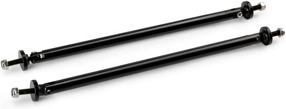 ya 10 9.16 baidi 2 Pack Adjustable Anti-Bump Lip Separator Black Boiler Strut Rod Tie Strut Rod Front -