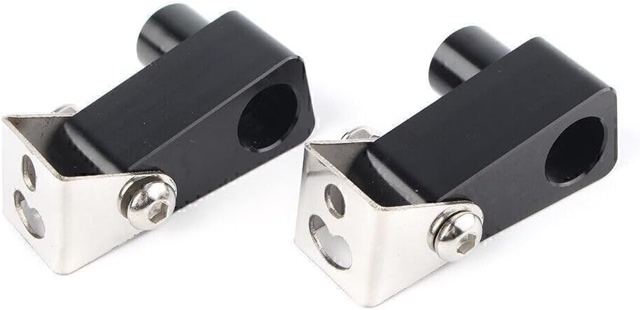 ya 28 10.13 zhengce 2 x Fog Light Bracket Fit Motorcycle Modification Support Holder Metal Allo