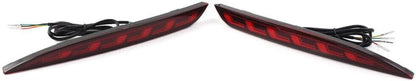 ya 2 8.15 Rear Brake Light Dynamic Turn Signal Lamp Reflector Fit for Tesla Model Y 20-22 Red