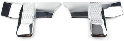 ya 4 8.8.2 2x Front Bumper Headlight & Grille Cover Fit 2015 2016 2017 for Ford F150 T Chrome