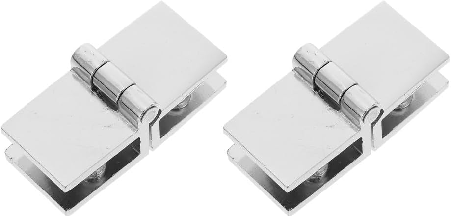 ya 11 9.14 baidi2 Pcs Zinc Alloy Glass Door Hinge Bath Screen Shower Doors Replacement