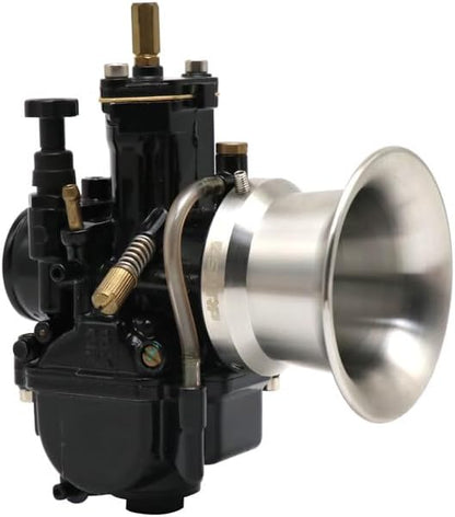 ya 5 8.24 baidi 50mm Motorcycle Carburetor Velocity Stack Stainless Steel Air Filter Cup Funnel